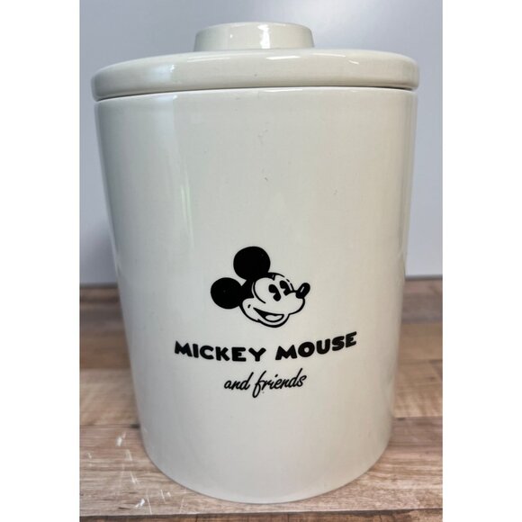 Disney Mickey Mouse Ceramic Storage Jar With Lid - Picture 2 of 7